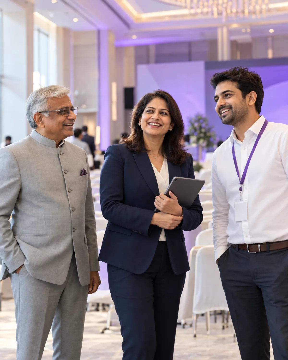 Business association members at a meeting